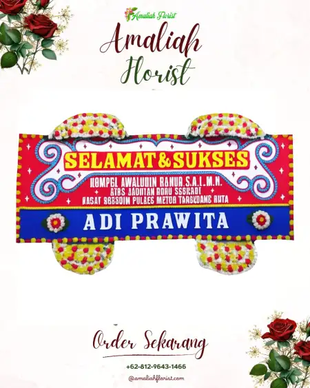 Papan Bunga Ucapan Selamat Gaung
